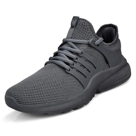 Men's Running Shoes Non Slip Gym Tennis Shoe Slip Resistant Walking Workout Shoe - Picture 3 of 8